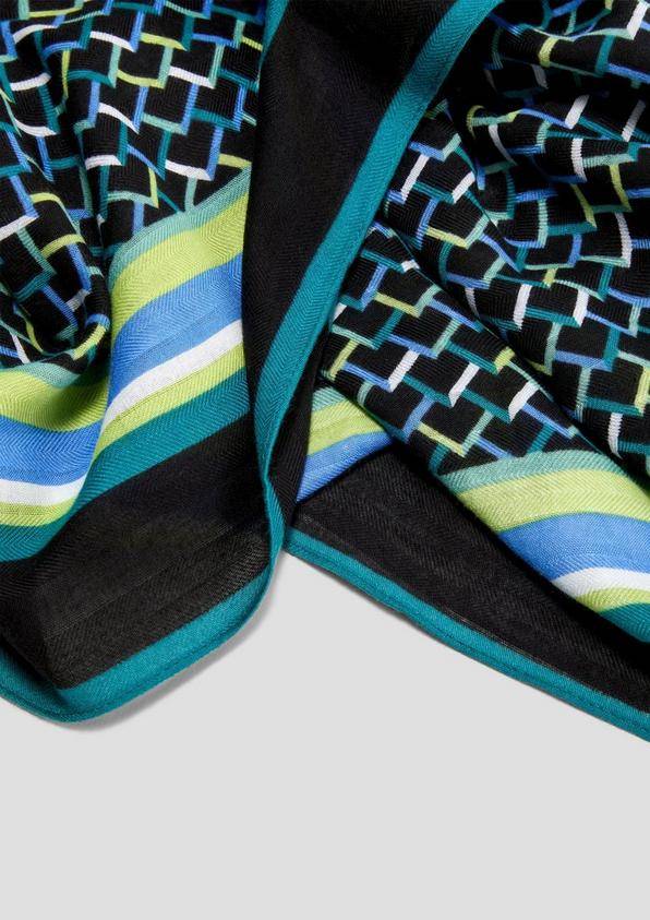 s.Oliver Loop-Schal mit All-over-Print
