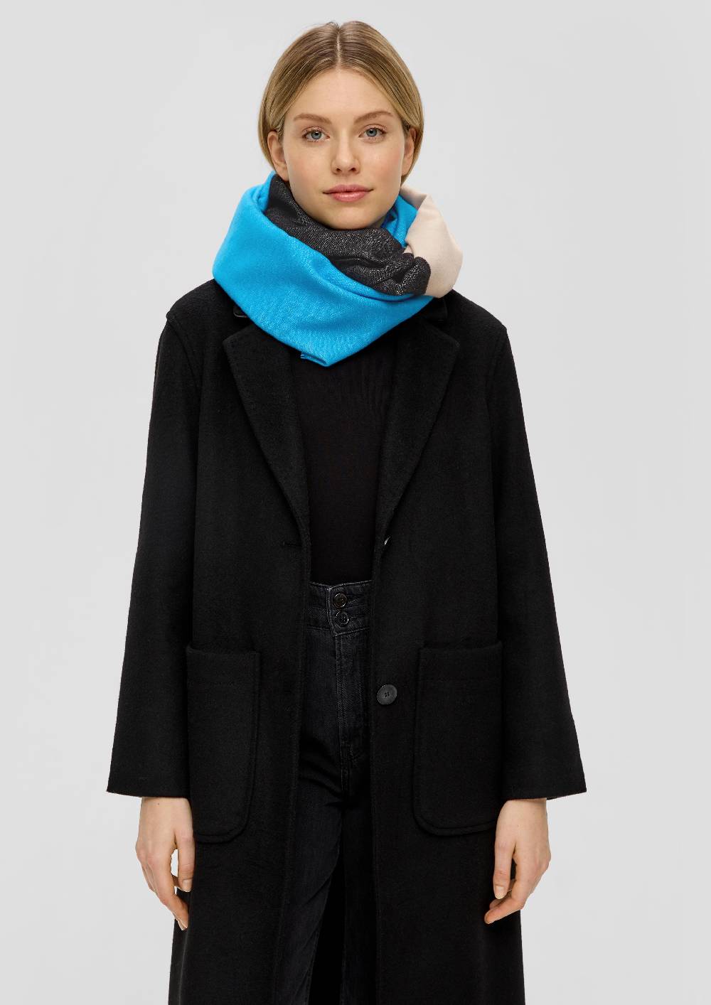 S.Oliver Loop-Schal Mit Fransen