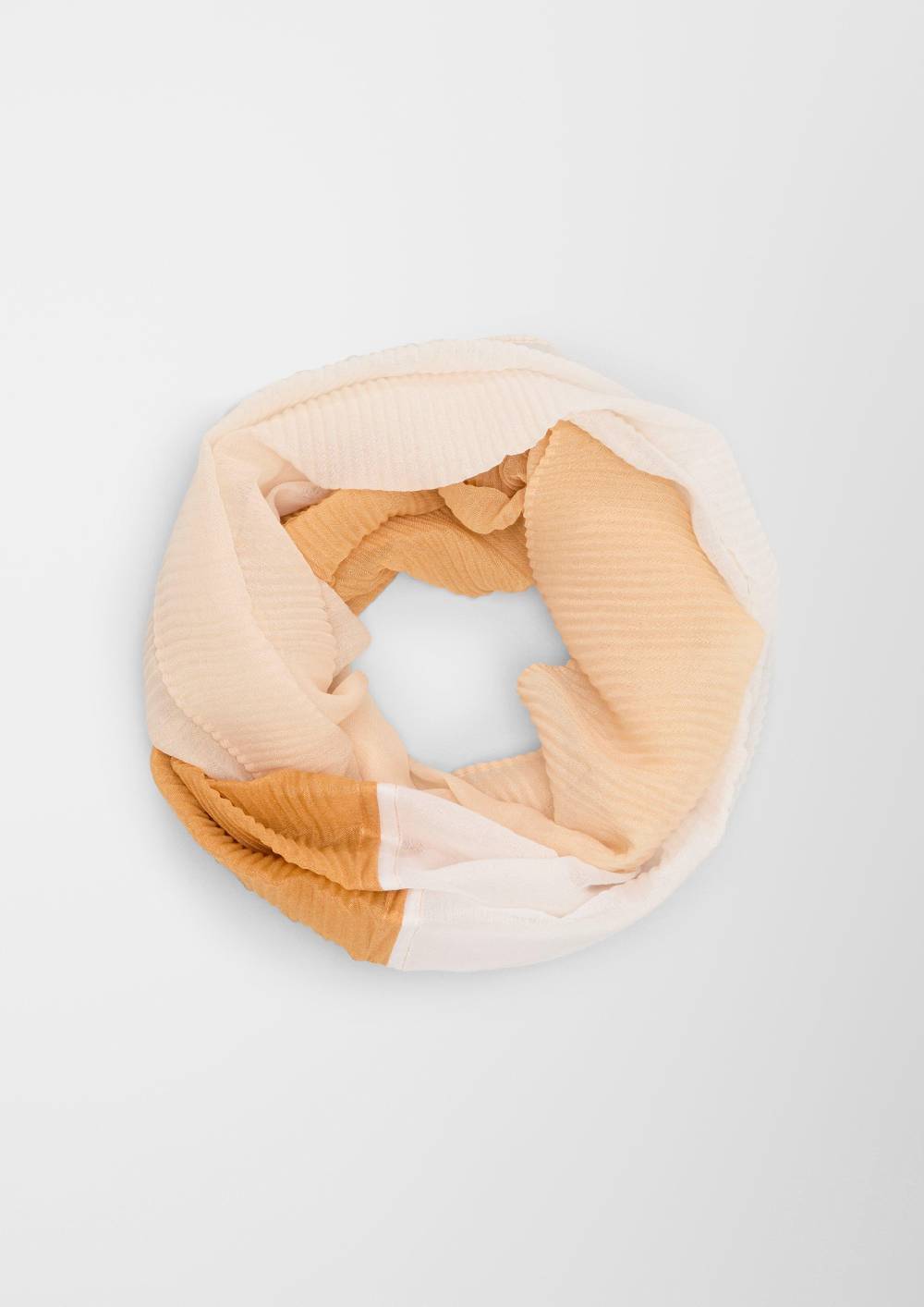 S.Oliver Loop-Schal Mit Plisseefalten