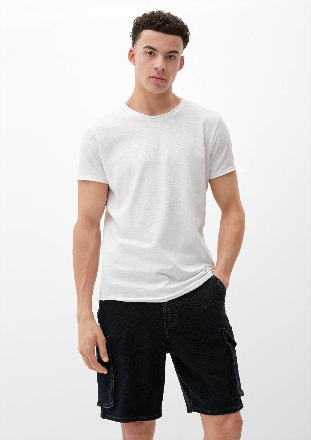 S.Oliver Loose Fit: Bermuda Aus Denim