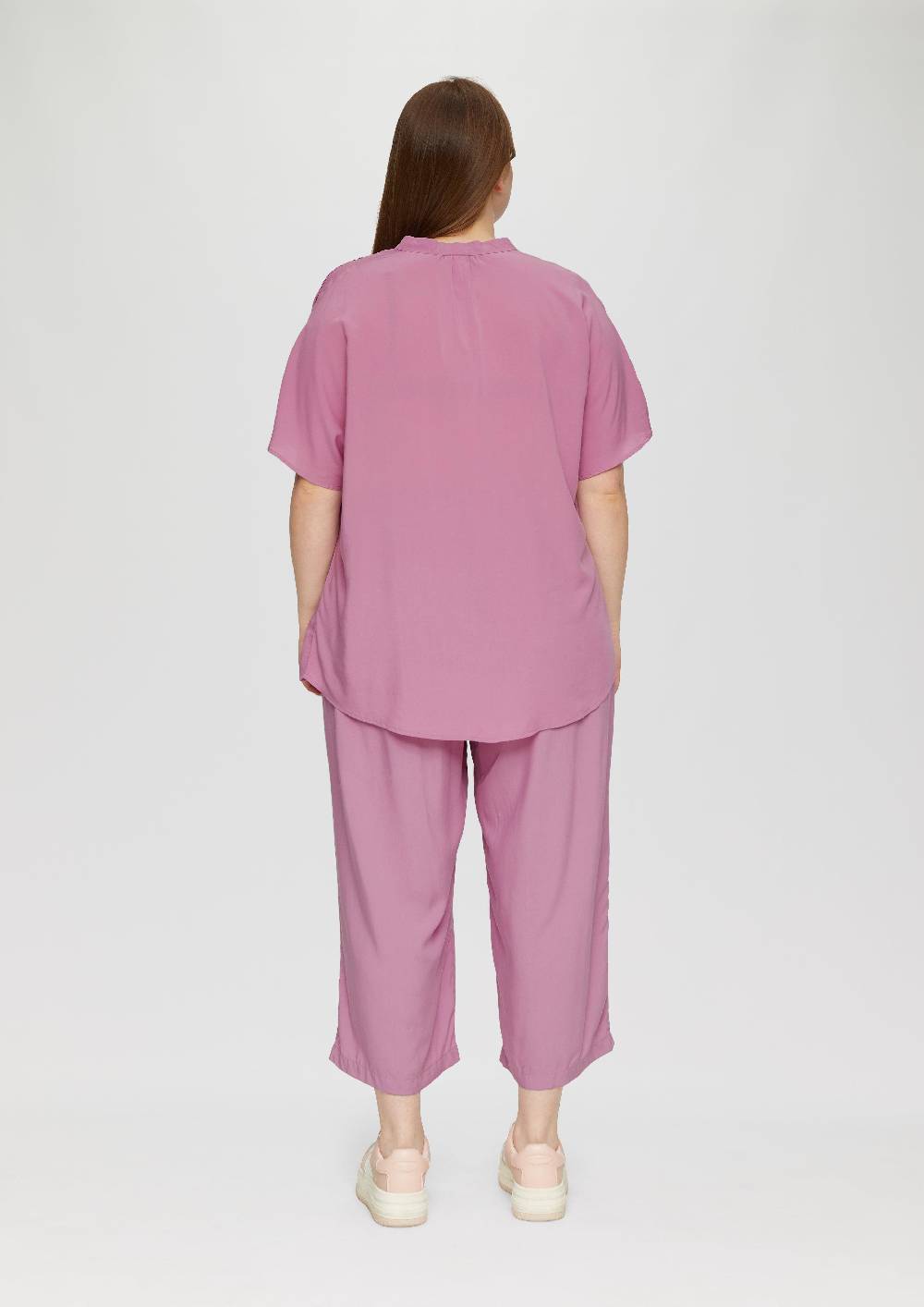 S.Oliver Loose-Fit-Bluse Mit Stehkragen