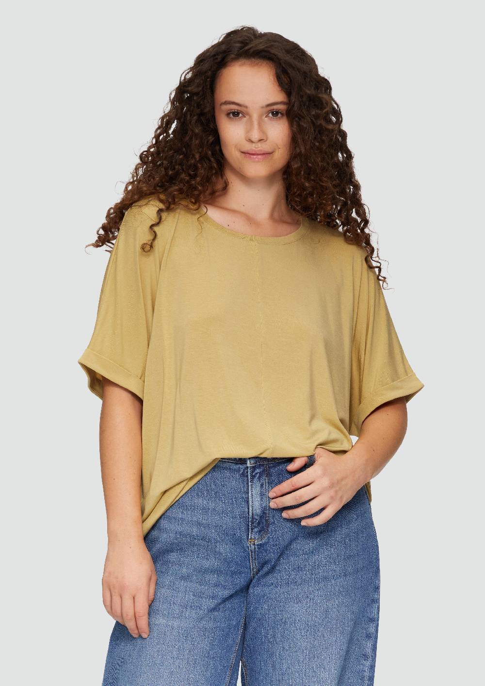 S.Oliver Loose-Fit-Shirt Im Lyocellmix