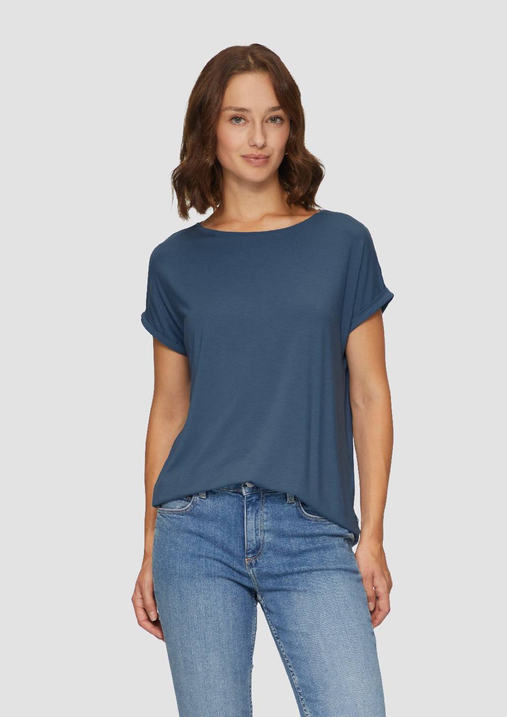 S.Oliver Loose-Fit-Shirt Im Lyocellmix