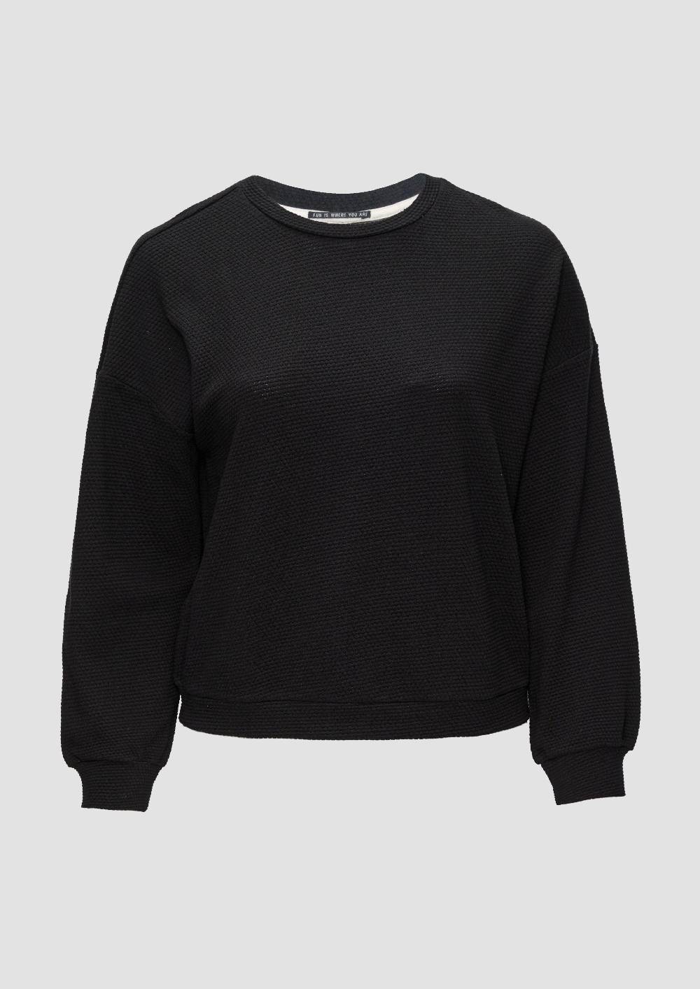 S.Oliver Loose Fit-Sweatshirt Mit Struktur