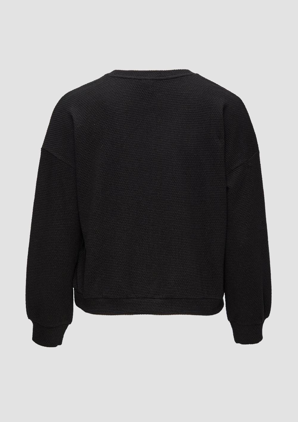 S.Oliver Loose Fit-Sweatshirt Mit Struktur