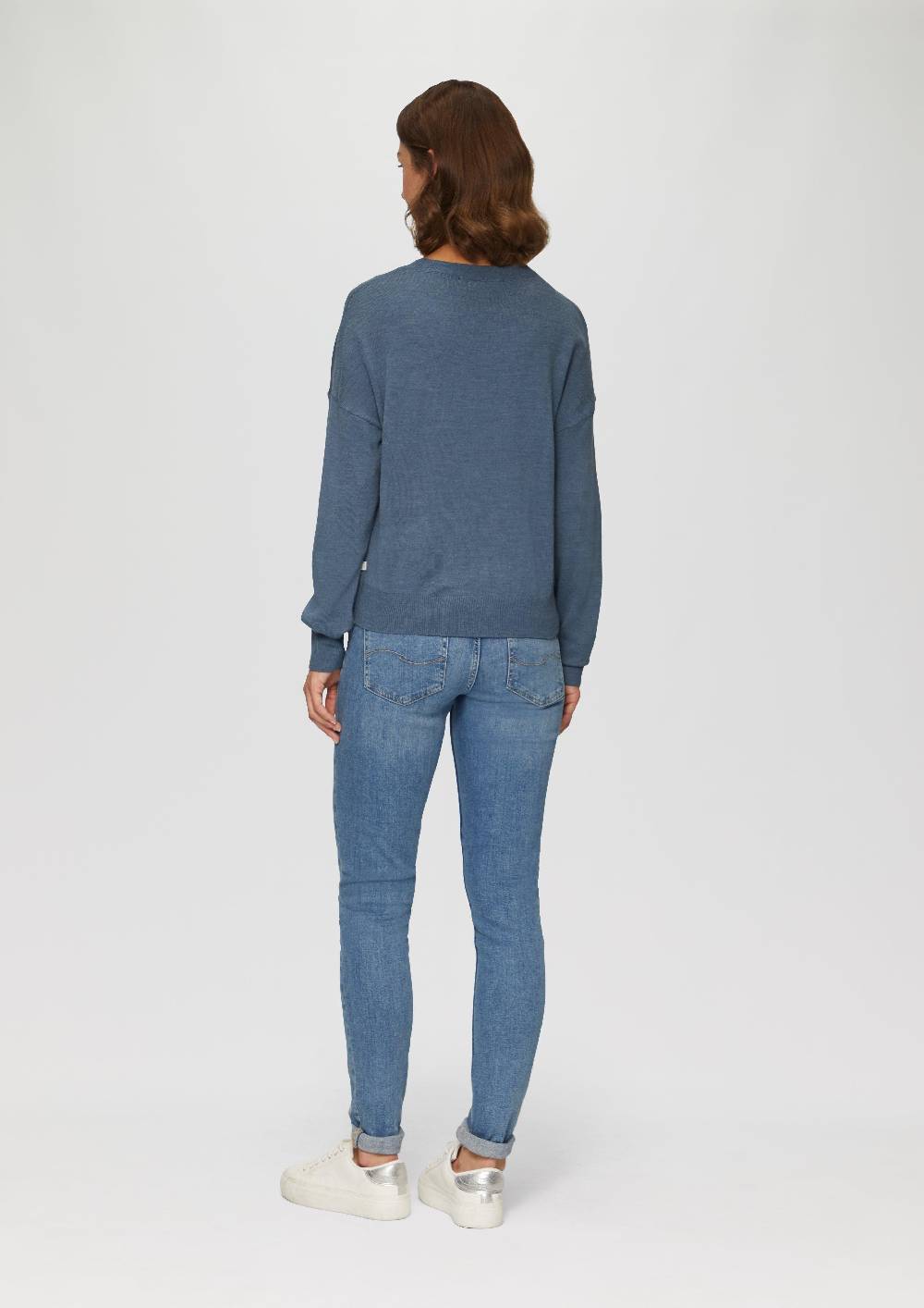 S.Oliver Loose Fit-Sweatshirt Mit Struktur