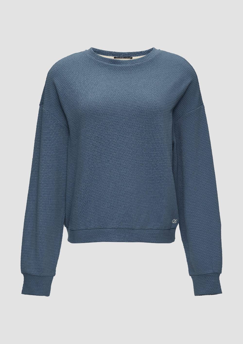 S.Oliver Loose Fit-Sweatshirt Mit Struktur