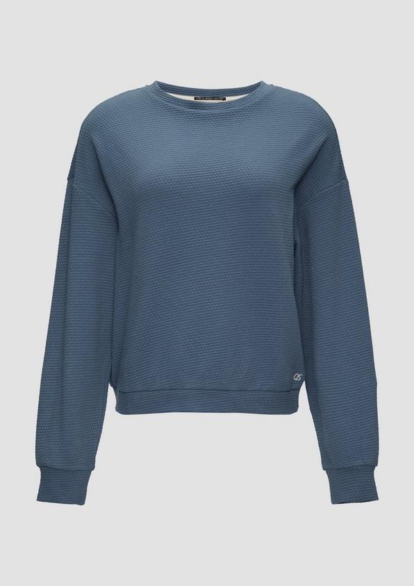s.Oliver Loose Fit-Sweatshirt mit Struktur