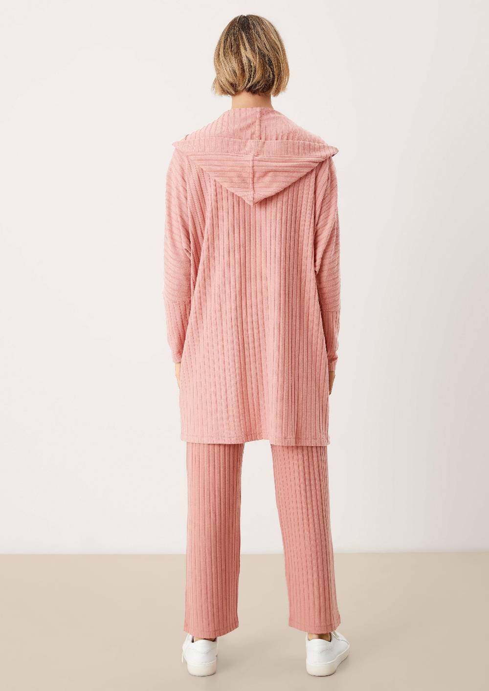 S.Oliver Loungewear Cardigan Mit Rippstruktur