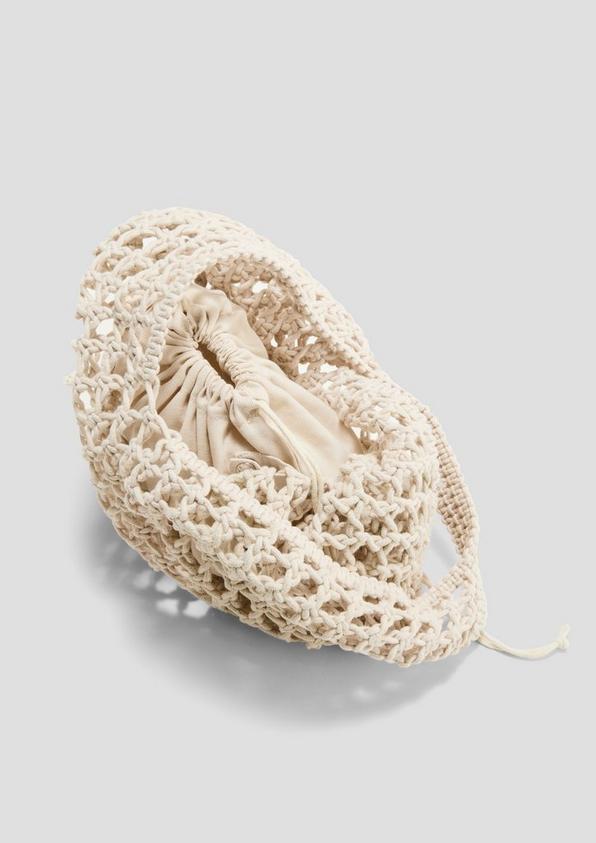 s.Oliver Macramee-Shopper aus Baumwolle