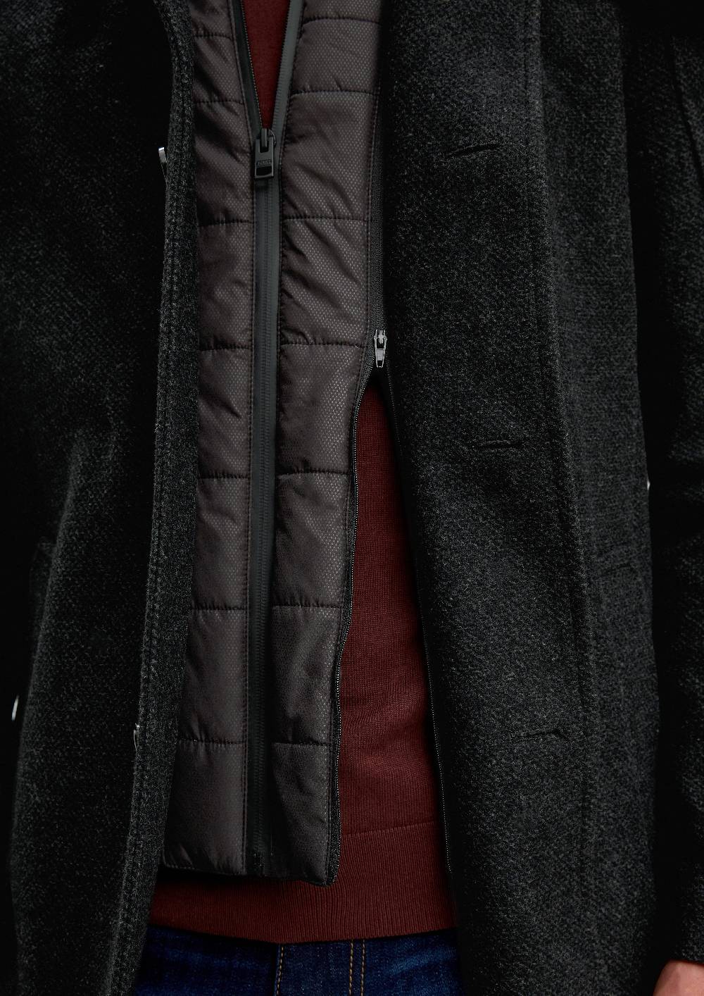 S.Oliver Mantel Aus Wollmix