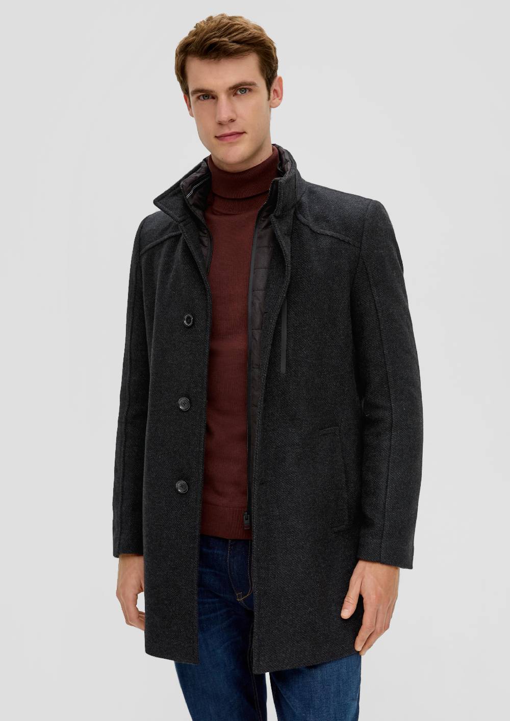 S.Oliver Mantel Aus Wollmix