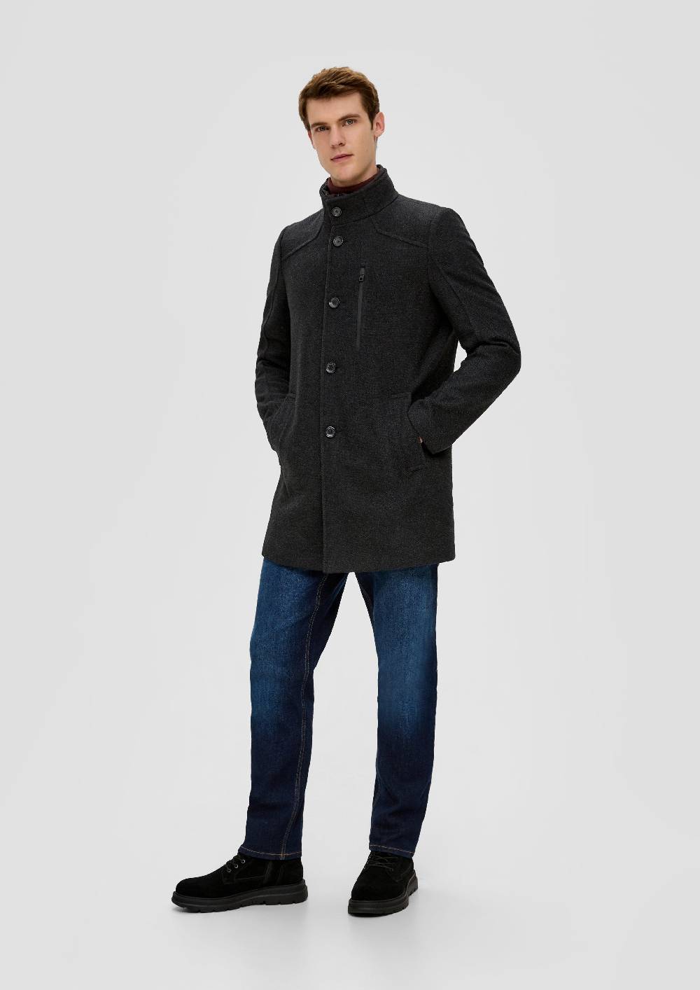 S.Oliver Mantel Aus Wollmix