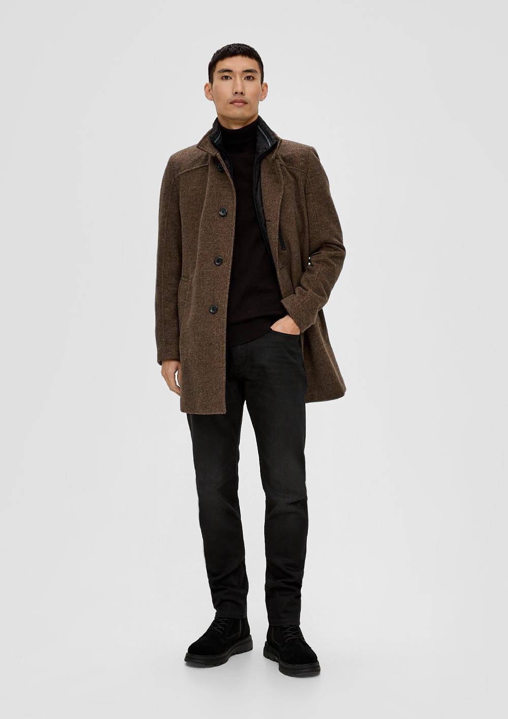 S.Oliver Mantel Aus Wollmix