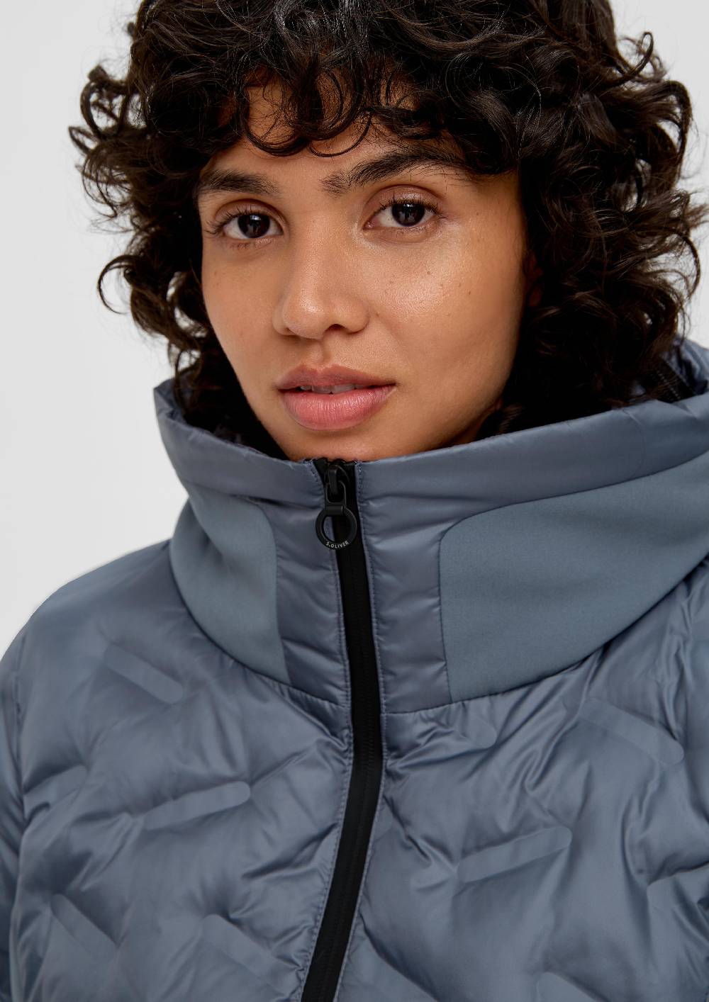 S.Oliver Mantel Mit Kapuze Im Kragen