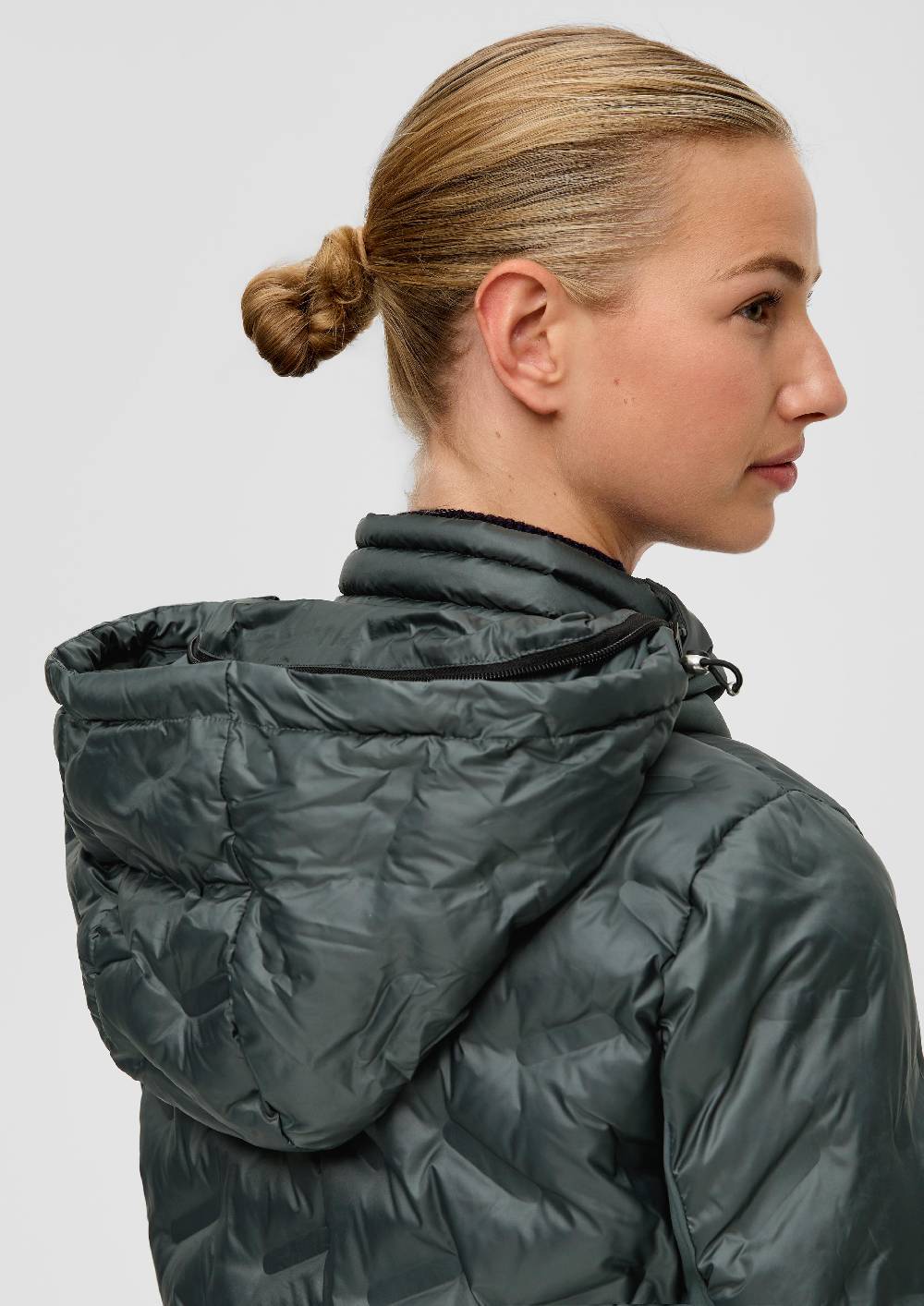 S.Oliver Mantel Mit Kapuze Im Kragen