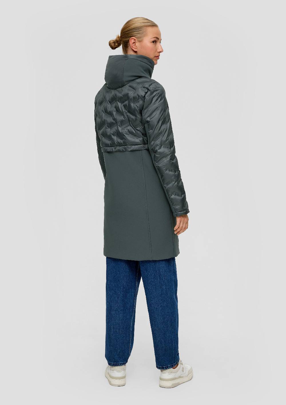 S.Oliver Mantel Mit Kapuze Im Kragen