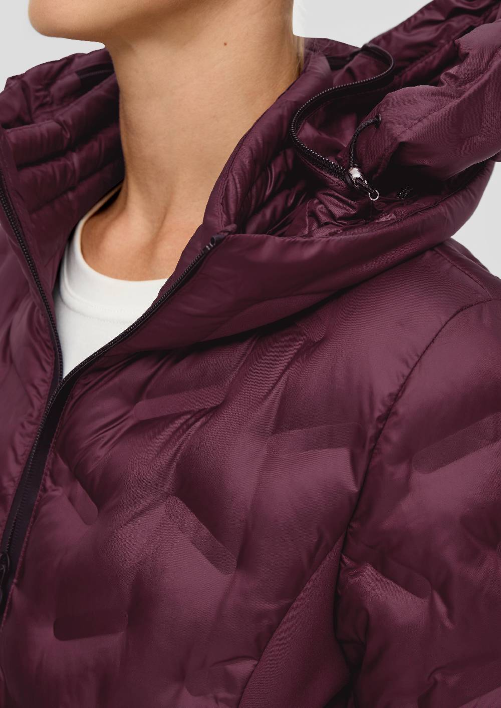 S.Oliver Mantel Mit Kapuze Im Kragen