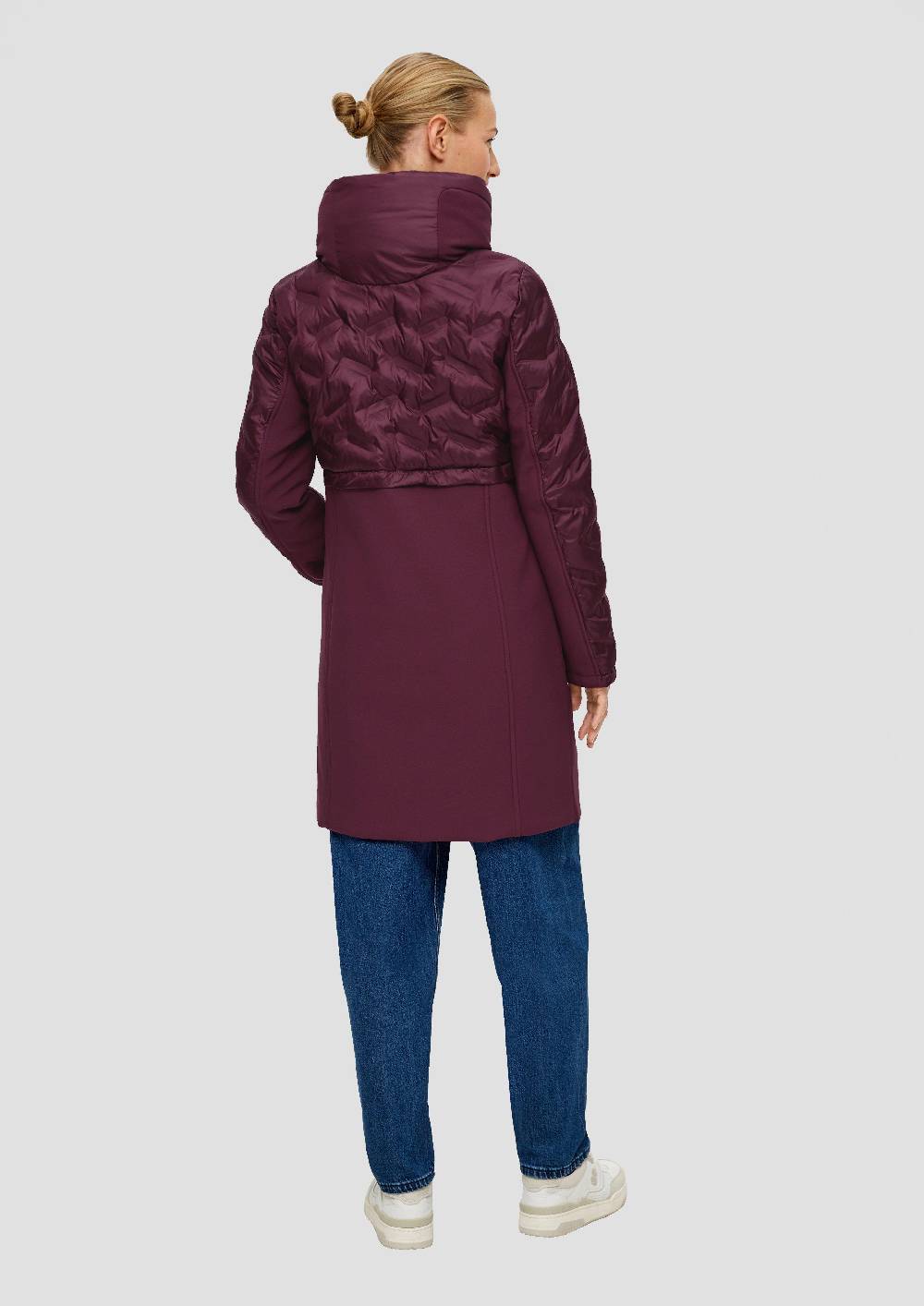 S.Oliver Mantel Mit Kapuze Im Kragen