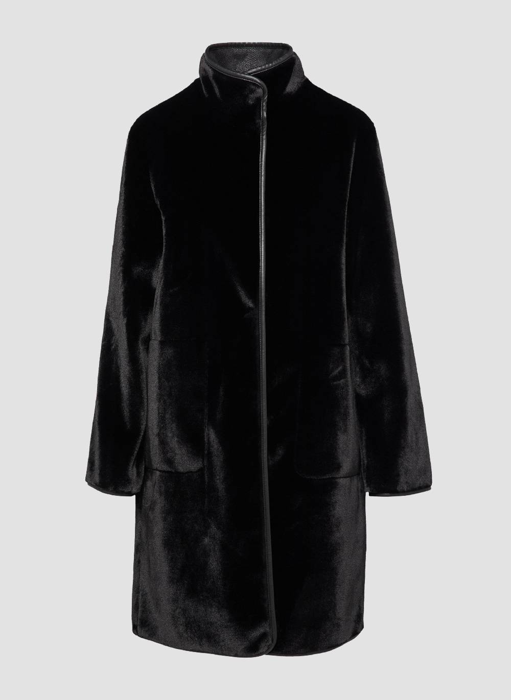 S.Oliver Mantel Mit Kunstfell