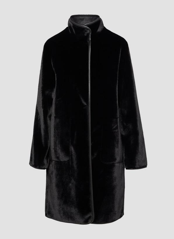 s.Oliver Mantel mit Kunstfell