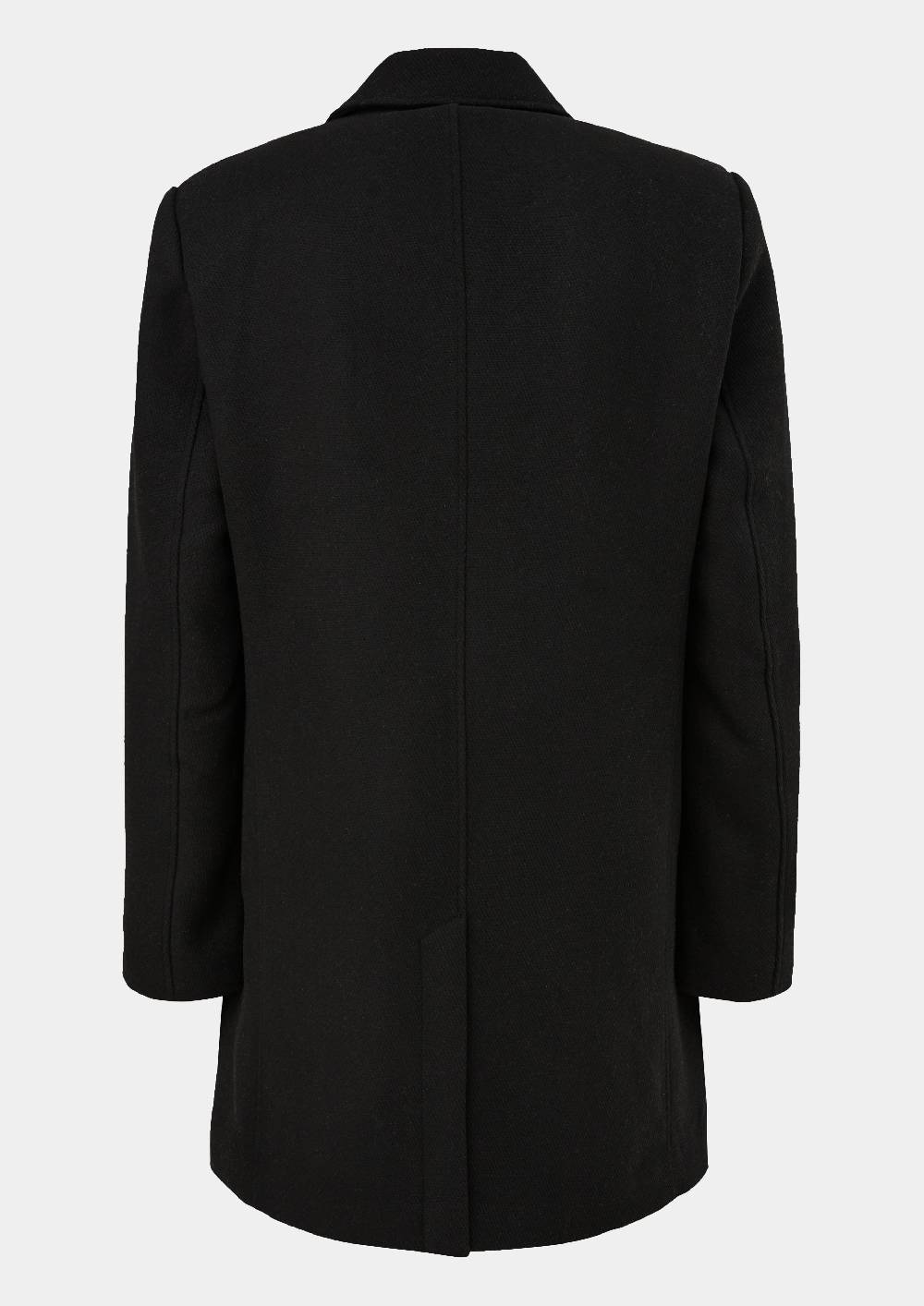 S.Oliver Mantel Mit Reverskragen Aus Wollmix