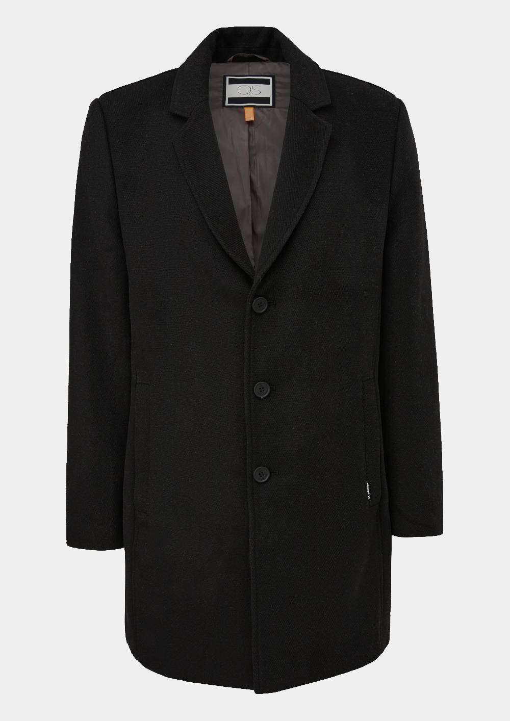 S.Oliver Mantel Mit Reverskragen Aus Wollmix