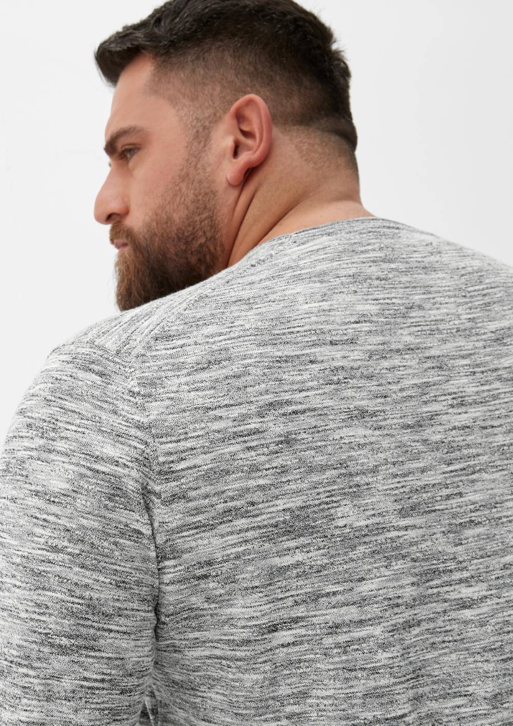 S.Oliver Melierter Feinstrickpullover