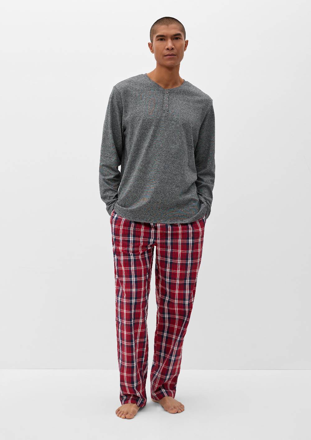 S.Oliver Meliertes Langarmshirt