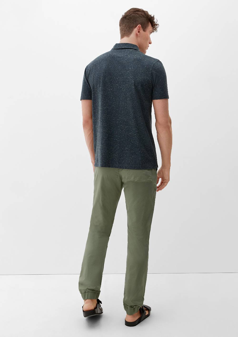 S.Oliver Meliertes Poloshirt