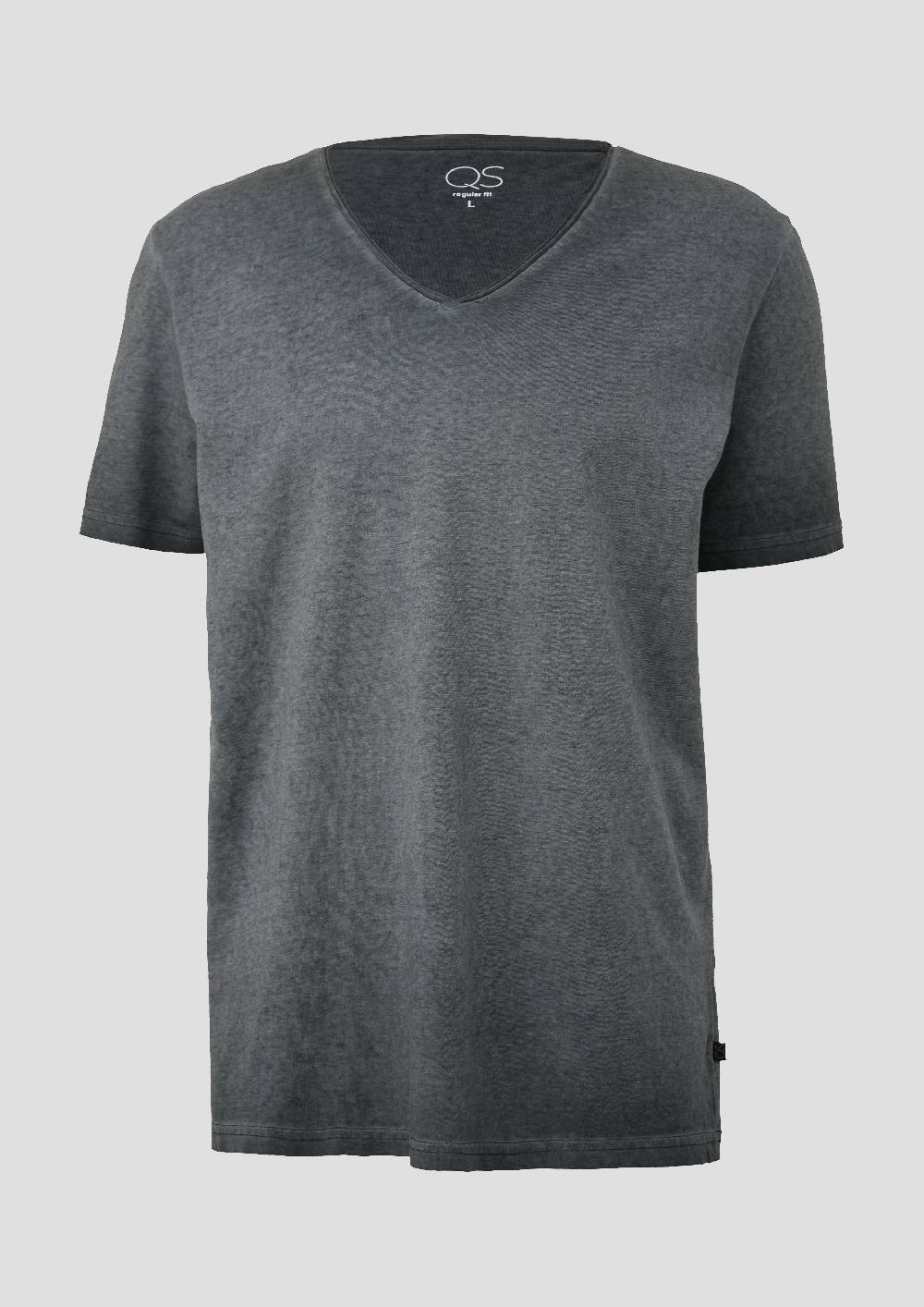 S.Oliver Meliertes T-Shirt Aus Baumwollmix