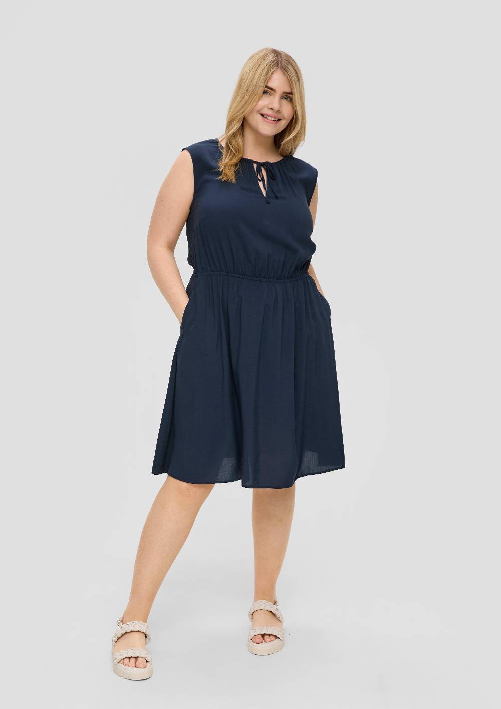 S.Oliver Midikleid Aus Viskose