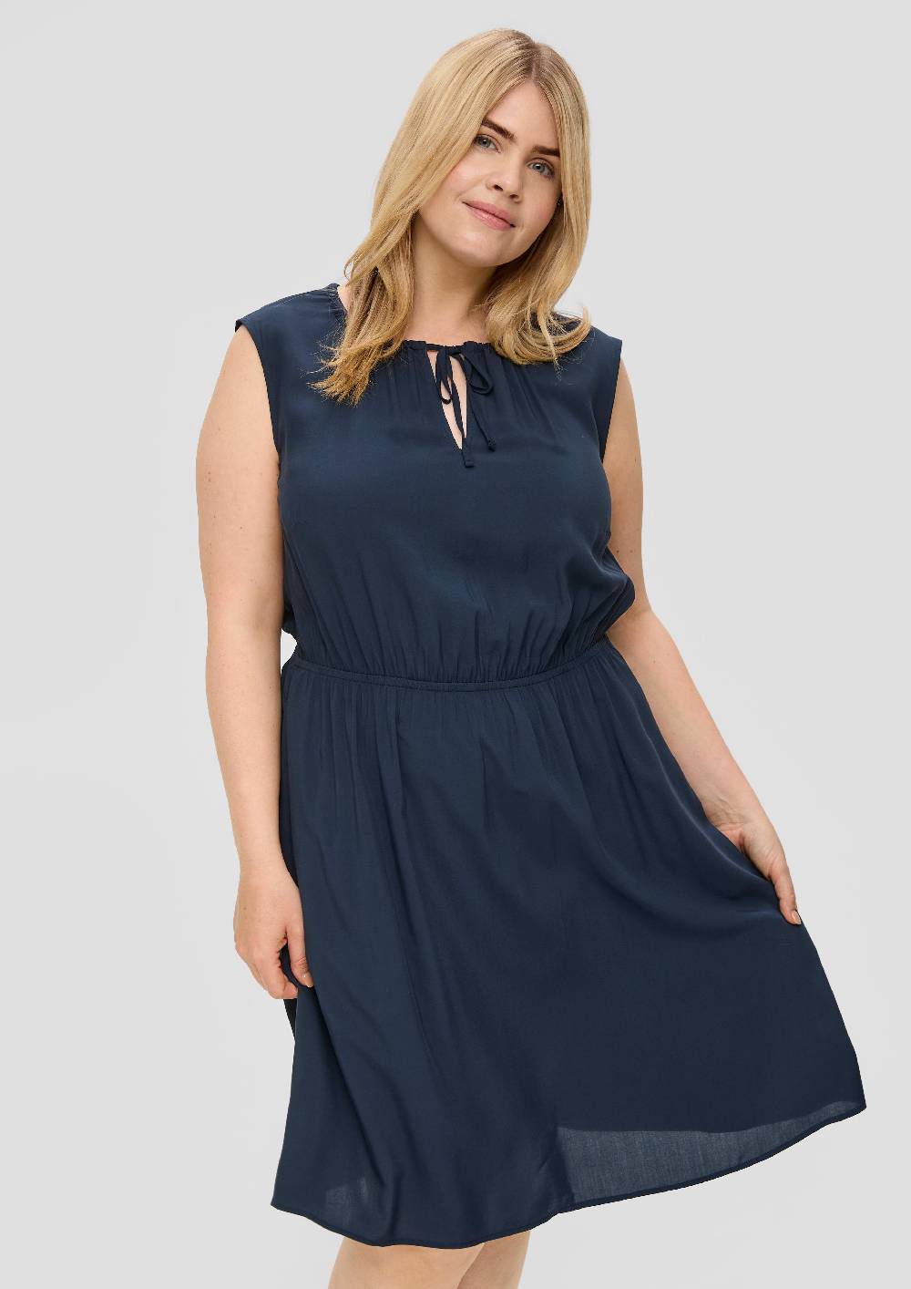 S.Oliver Midikleid Aus Viskose