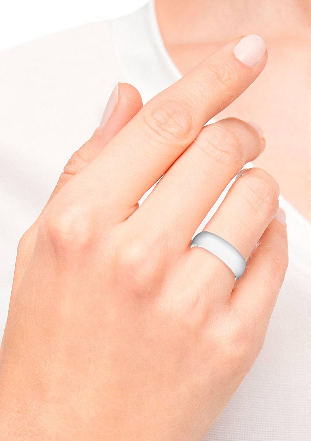 S.Oliver Minimalistischer Edelstahlring