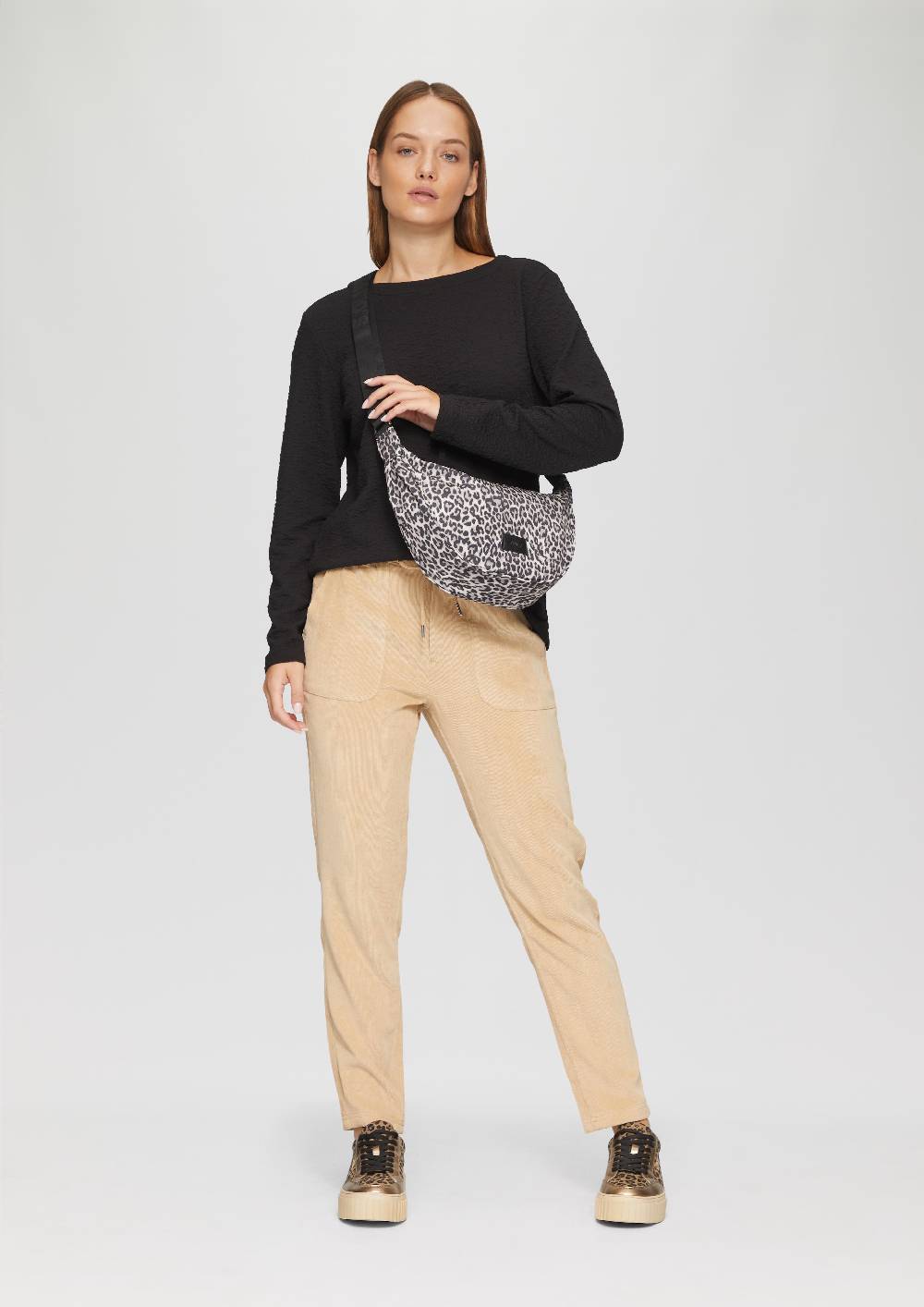 S.Oliver Mittelgroße Crossbody-Bag Aus Webware