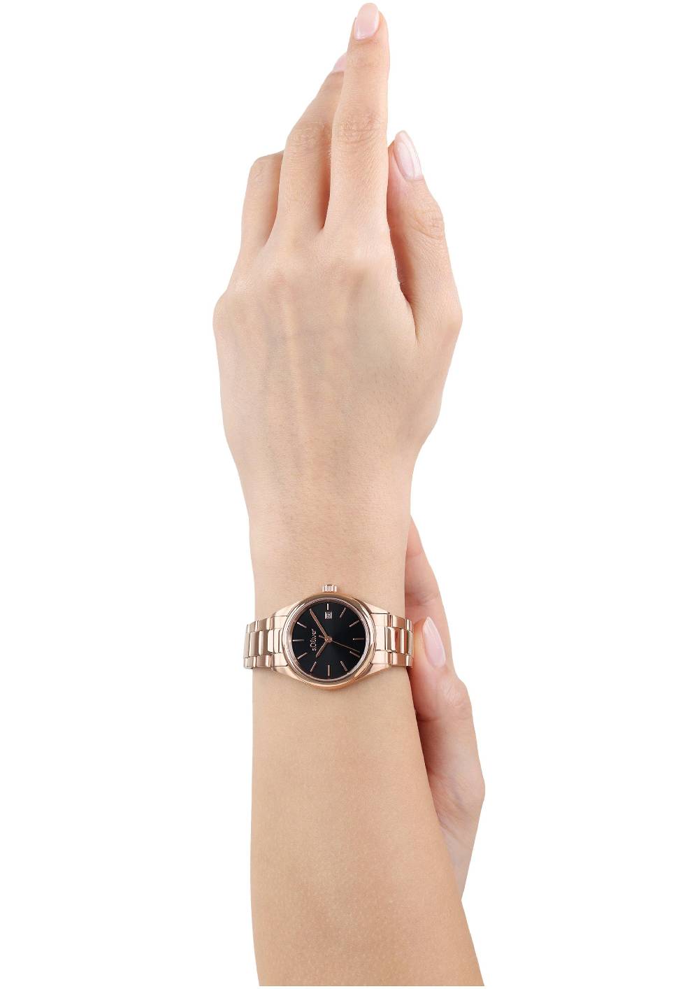 S.Oliver Moderne Armbanduhr Aus Edelstahl