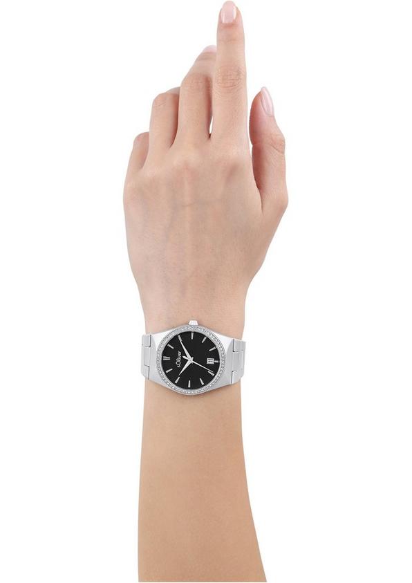 s.Oliver Moderne Edelstahluhr