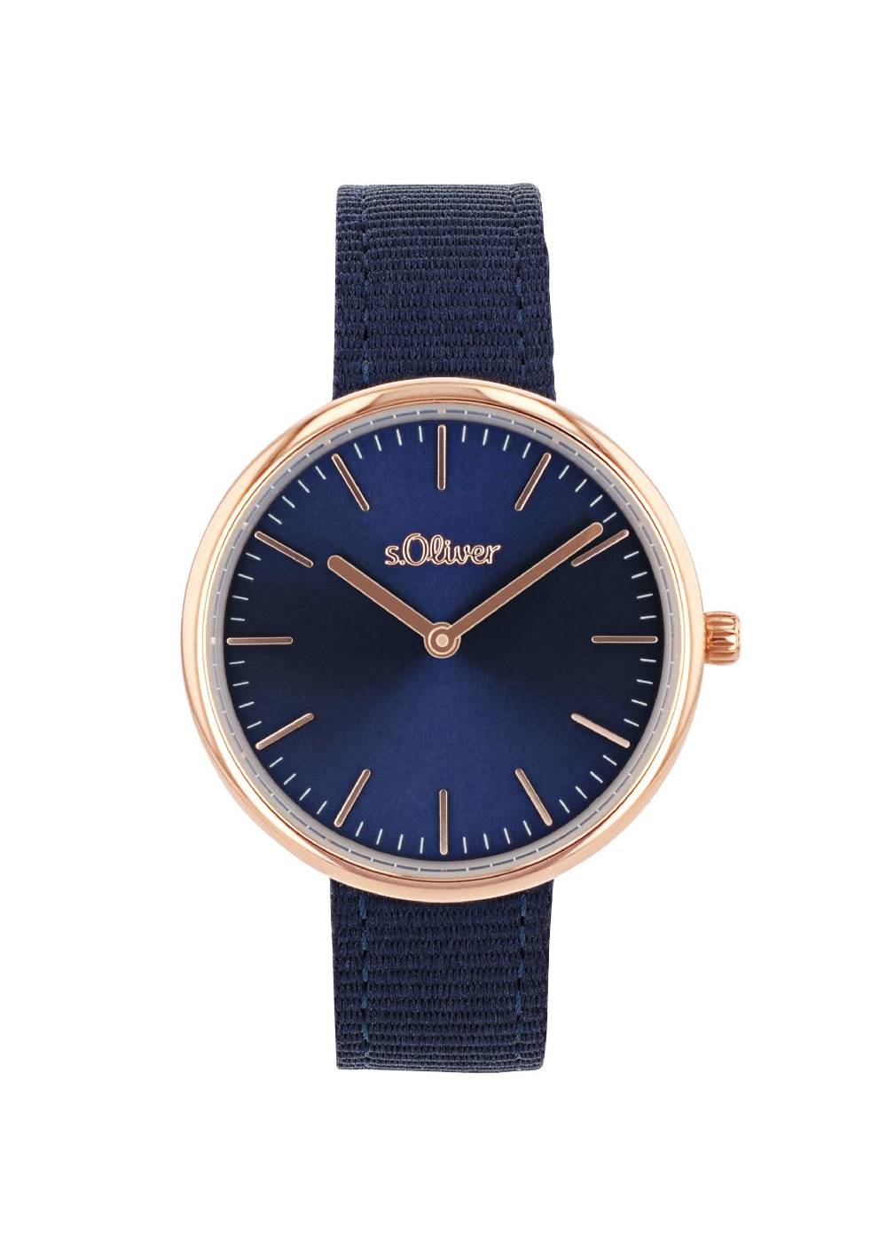 S.Oliver Moderne Uhr Mit Textilarmband