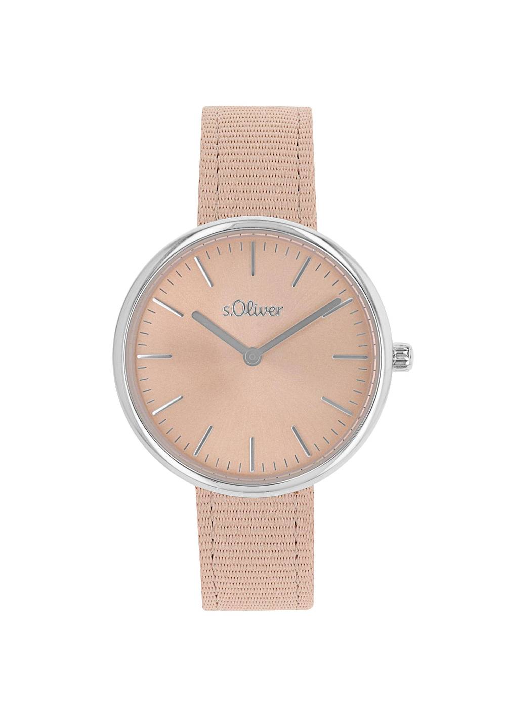 S.Oliver Moderne Uhr Mit Textilarmband