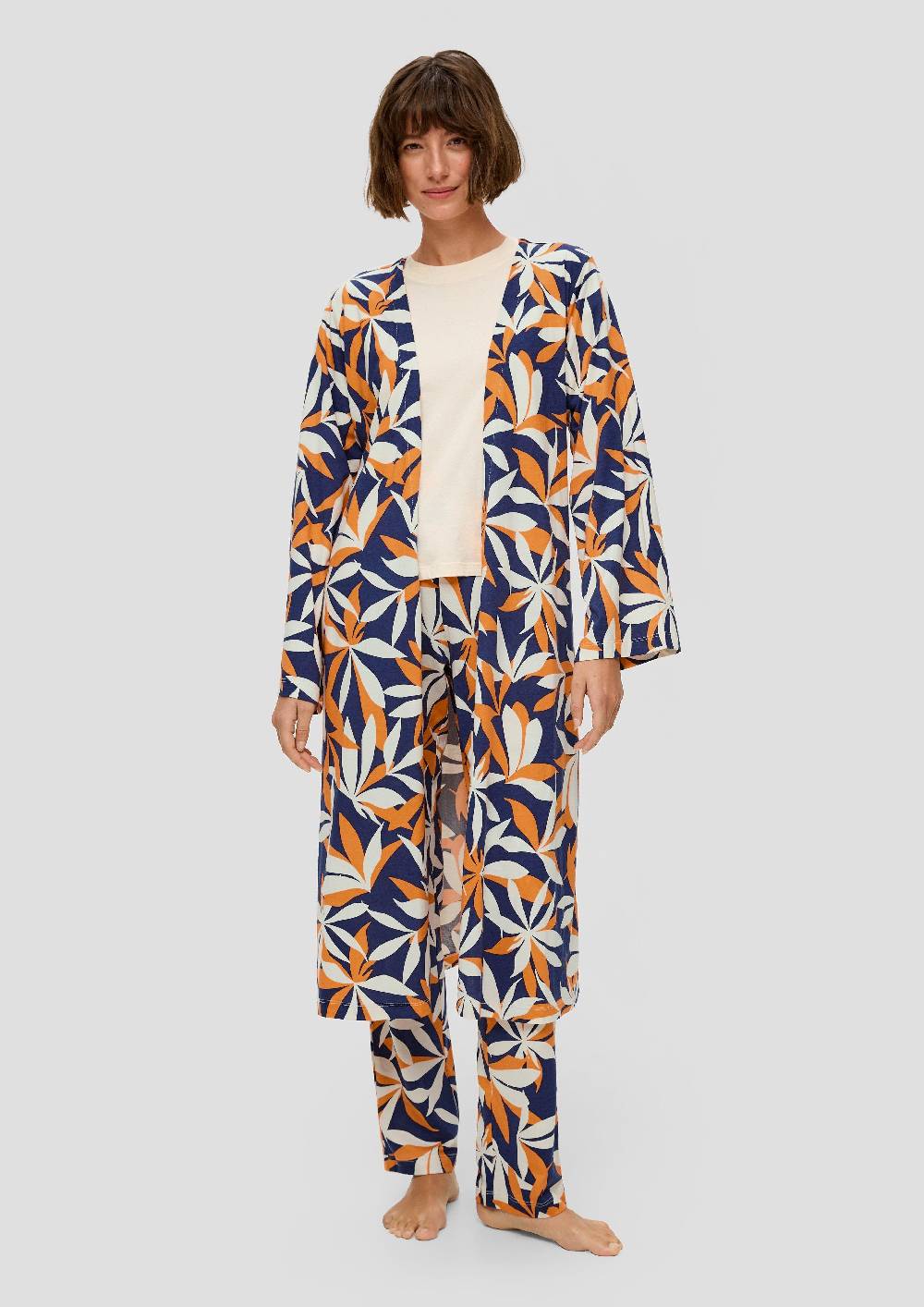 S.Oliver Morgenmantel Aus Modalmix