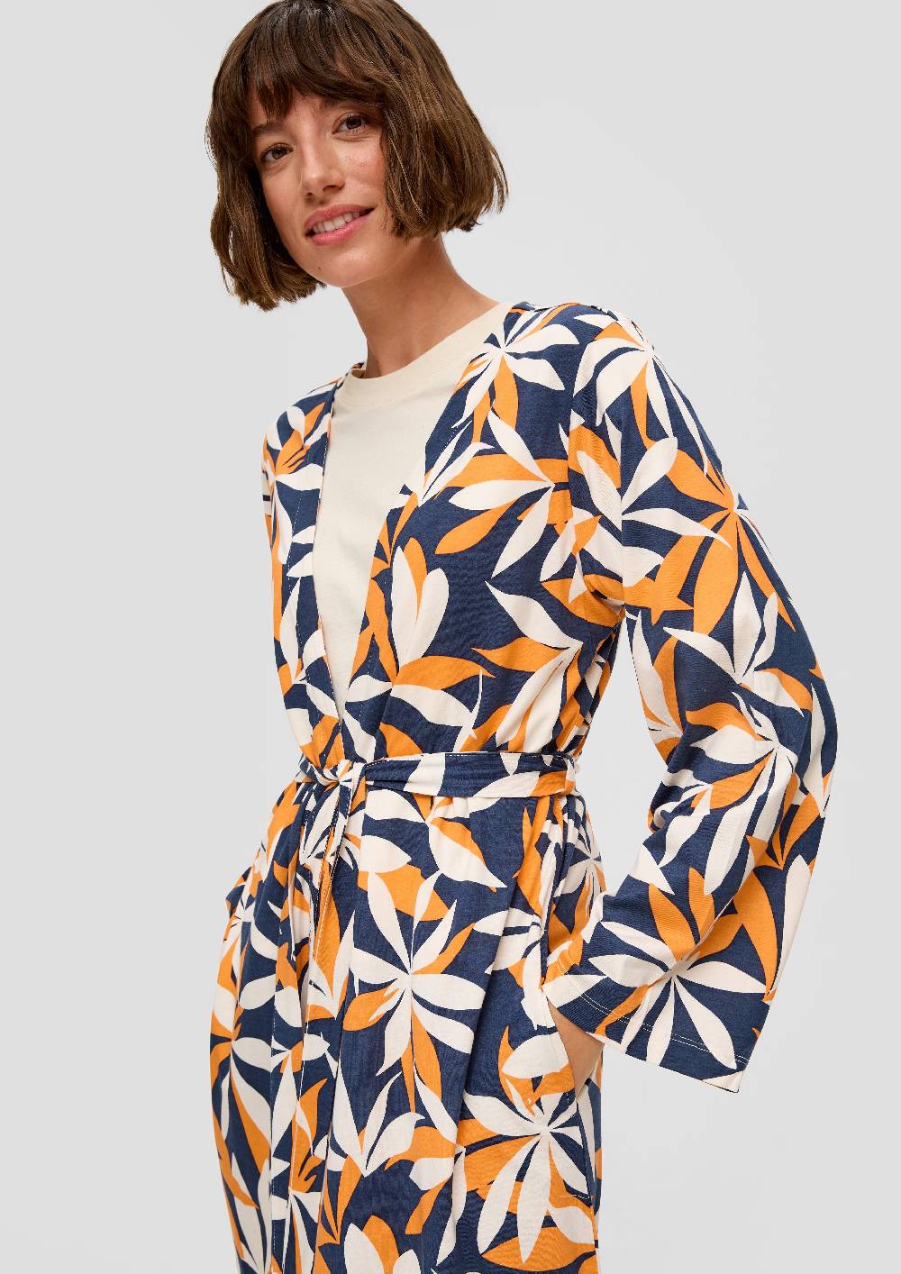 S.Oliver Morgenmantel Aus Modalmix