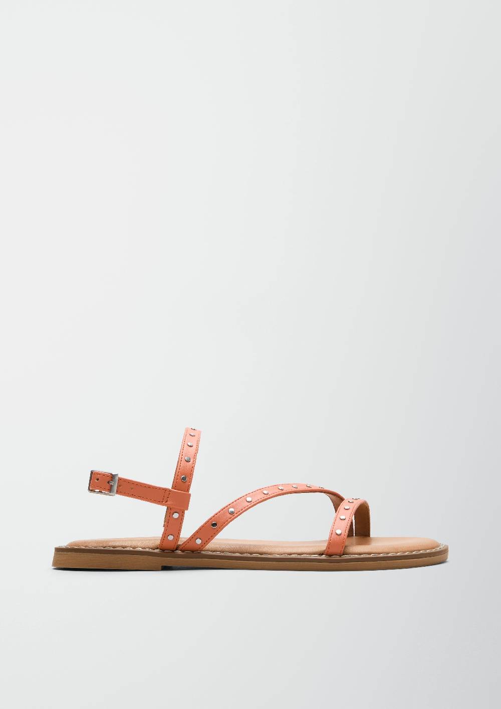 S.Oliver Nieten-Sandalen Aus Echtleder