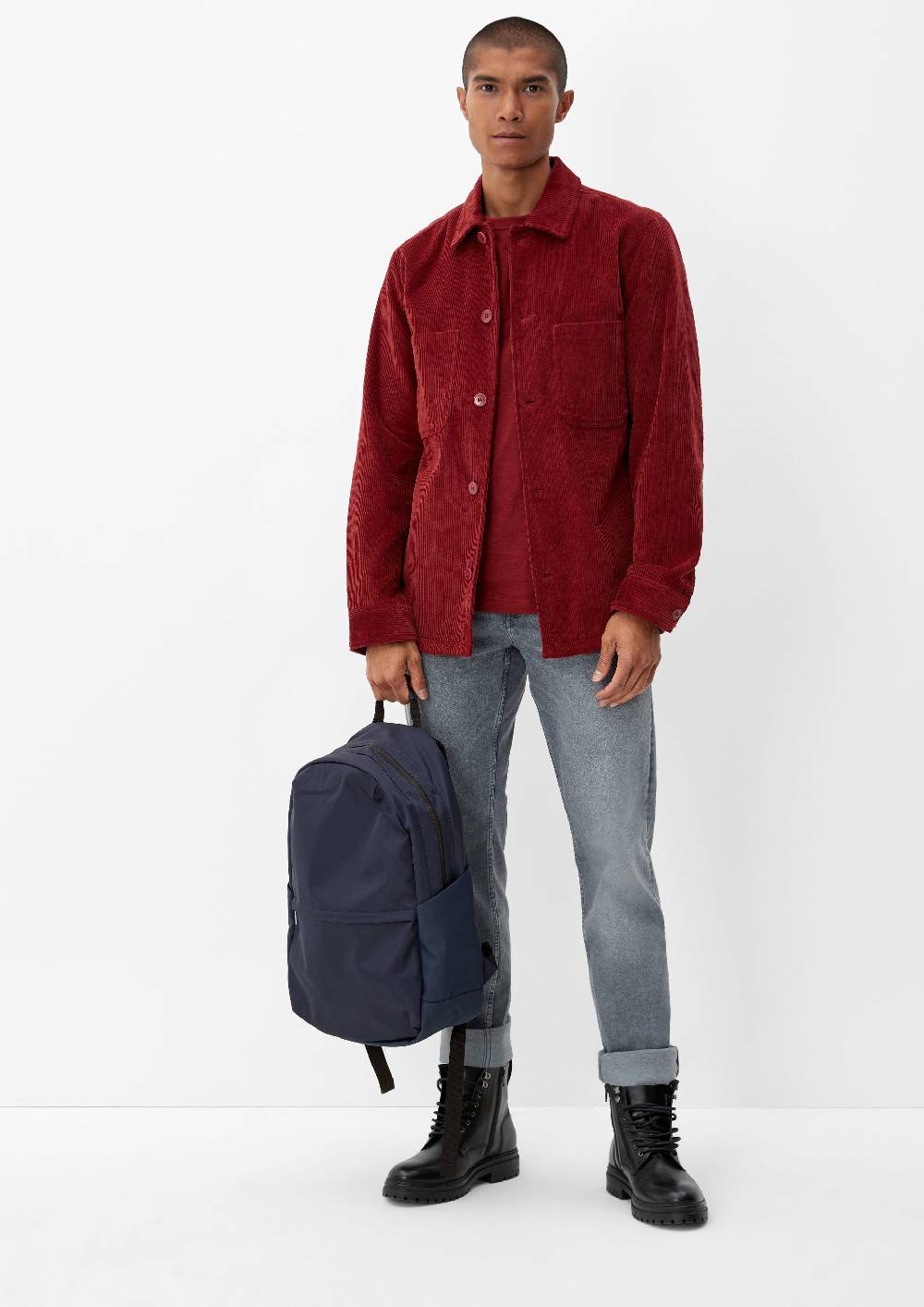 S.Oliver Nylon-Rucksack Mit Laptopfach