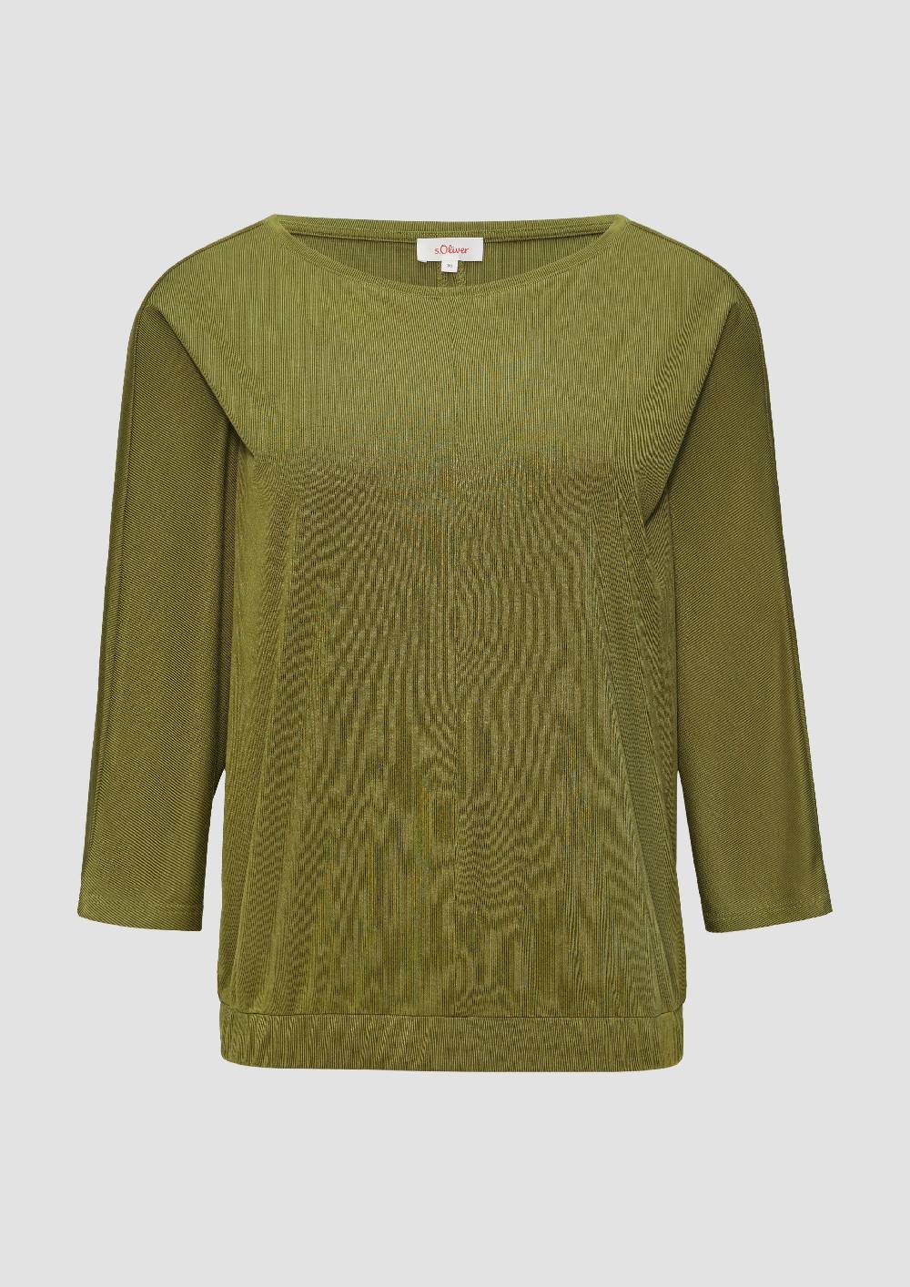 S.Oliver O-Shape-Shirt Mit Fledermausarm