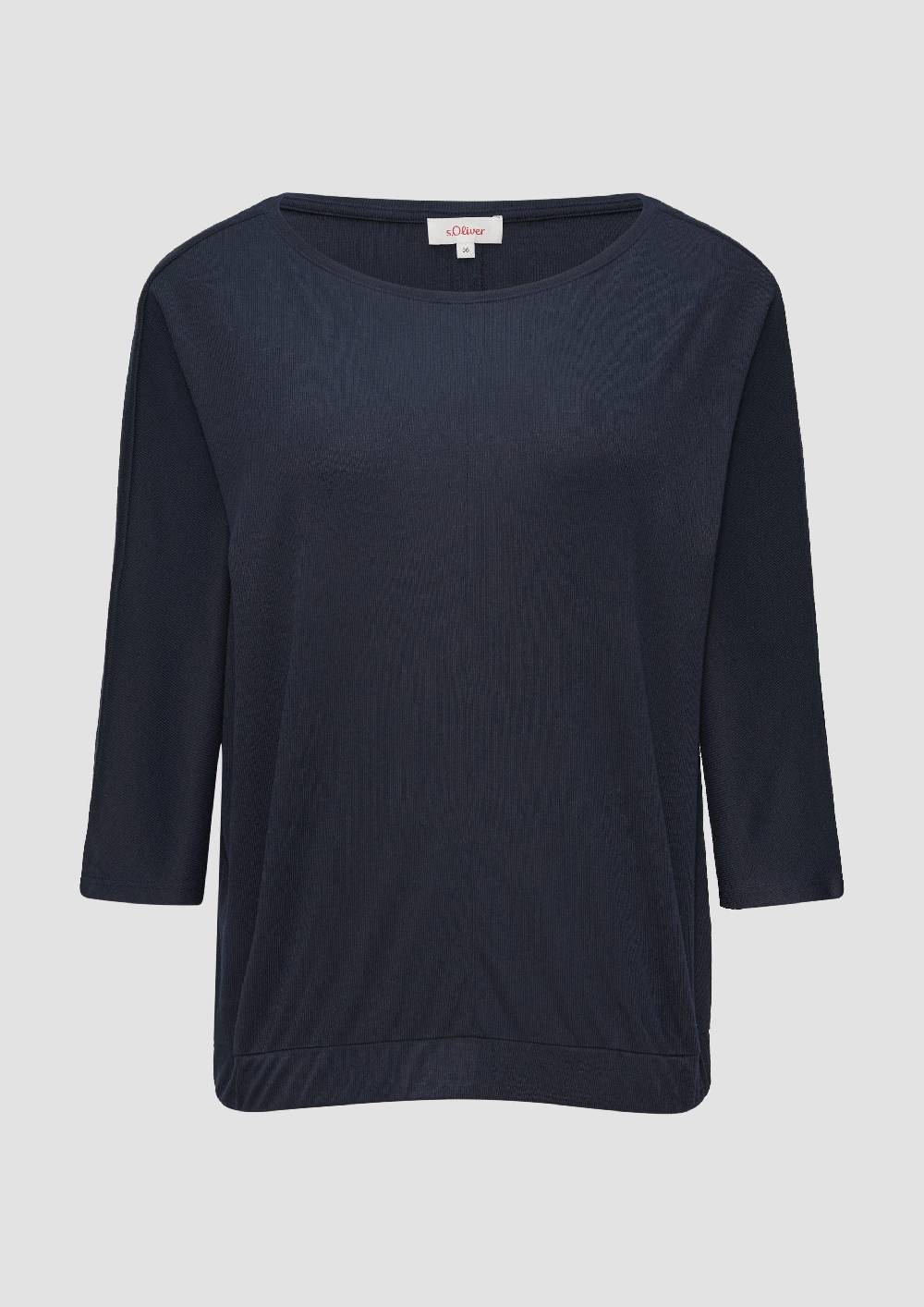 S.Oliver O-Shape-Shirt Mit Fledermausarm