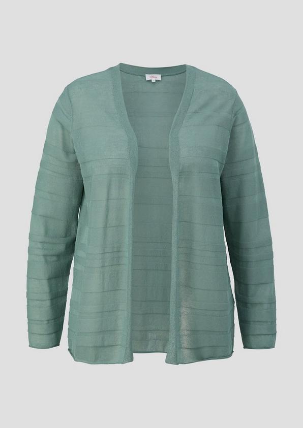 s.Oliver Offene Strickjacke aus Viskosestretch