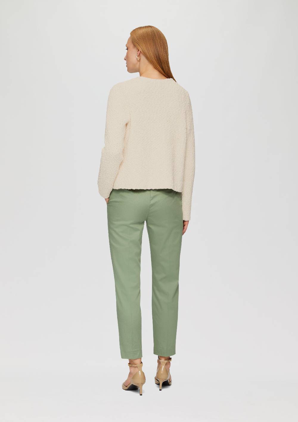 S.Oliver Offene Strickjacke Mit Glitzergarn