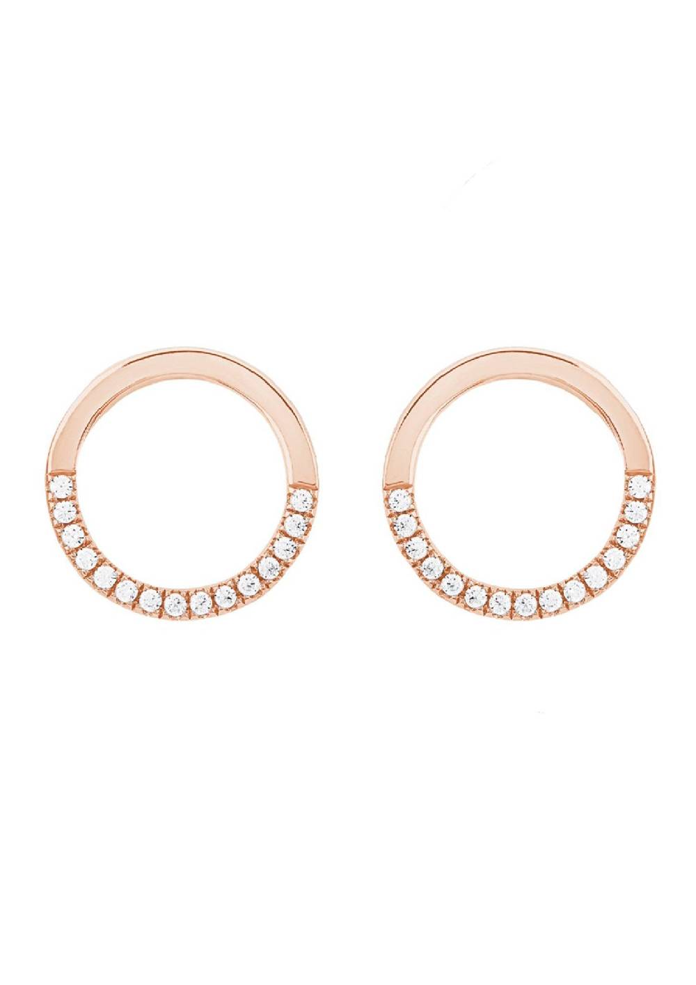 S.Oliver Ohrschmuck Aus Rosévergoldetem Silber