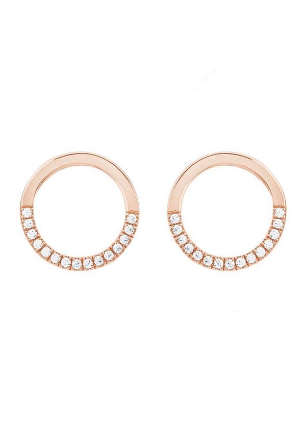 s.Oliver Ohrschmuck aus rosévergoldetem Silber