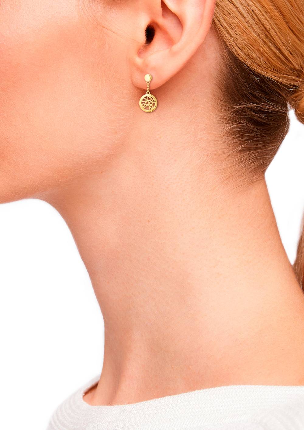 S.Oliver Ohrschmuck Gelbvergoldet Aus Silber